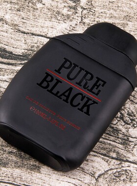 PURE BLACK Perfume Men 男士香水100ml持久烟草味木质皮革香调