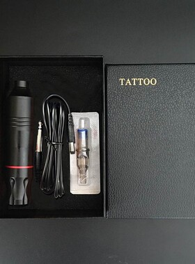 Professional Wireless Rotary Tattoo Machine Kit with 10Pcs C