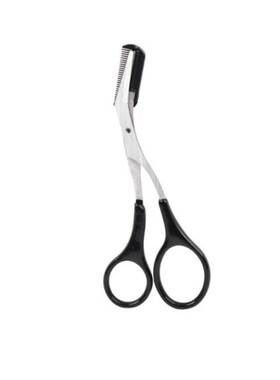 Eyebrow Trimmer Scissors With Comb Stainless Steel Eyebrow R