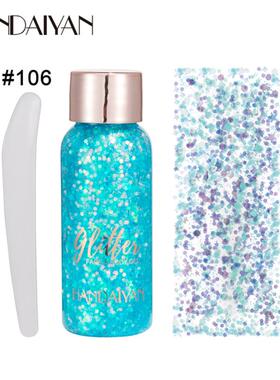 Handaiyan Eye Glitter Nail Hair Body Face Stickers Gel Art