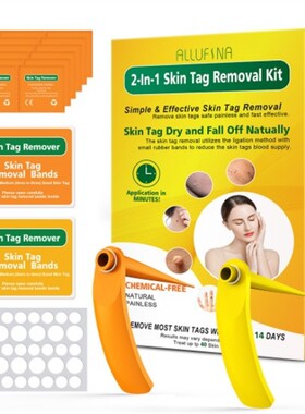 Blue Set Skin Tag Removal Kit Home Use Mole Wart Remover Equ