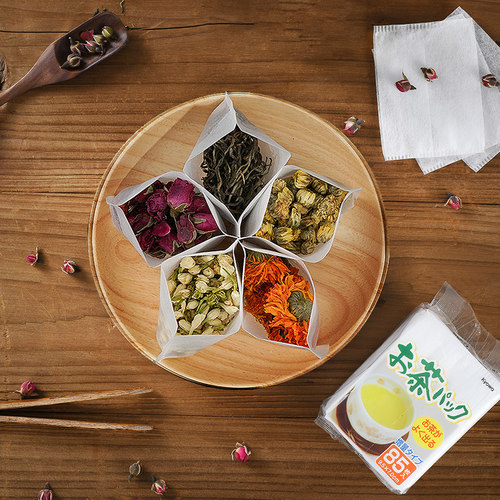 日本进口泡茶袋茶包袋一次性过滤袋小号煮花茶叶纱布袋子食品级用 - 图3
