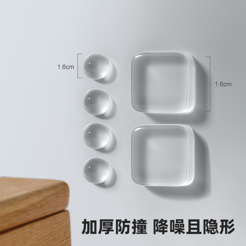 门把手防撞贴硅胶静音垫冰箱门挡条门锁桌椅柜门入户门后防碰撞贴 - 图2