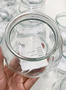 IKEA/宜家透明玻璃花艺装饰花瓶