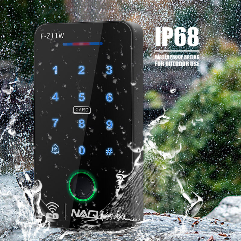 手机远程防水指纹门禁系统一体机玻璃门刷卡密码电磁力锁WiFi门禁,淘宝优惠券,粉丝福利购,淘宝优惠卷