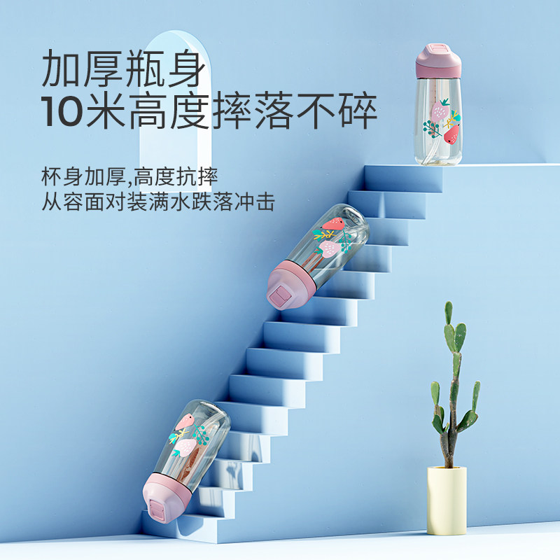 小袋鼠巴布ppsu吸管杯直饮式喝水壶 小袋鼠巴布米迪水杯