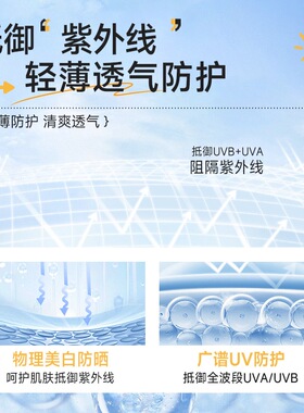 光感美白倍护防晒喷雾SPF50+PA+++持久高倍防晒紫外线隔离亮白