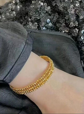 网红潮款弹力手镯女夜场蹦迪时尚弹簧手饰品手链韩式气质轻奢配饰