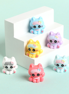 小猫咪树脂车载桌面摆件挂件装饰