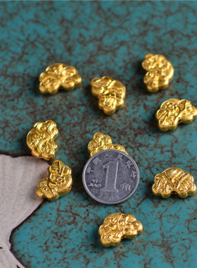 足金手工錾刻古法黄金梅兰竹菊