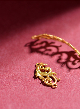 足金手工制作黄金凤凰图腾手链