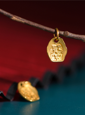 足金手工錾刻古法黄金扎基拉姆