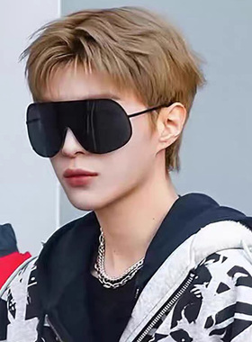 范丞丞同款超黑大框防风骑行墨镜