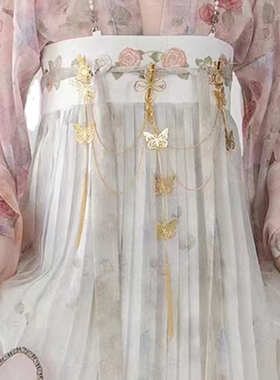 新中式压襟挂饰古风汉服腰链腰间