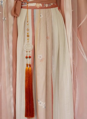 长背云古风汉服压襟柿柿如意禁步