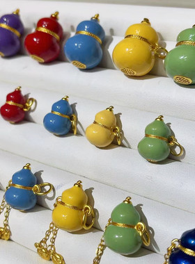 滴油七子葫芦项链毛衣链吊坠