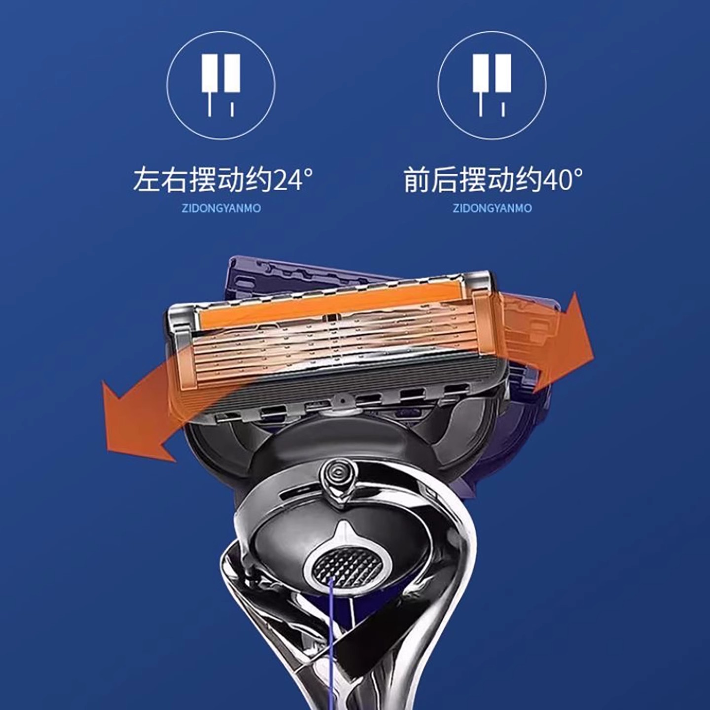 German imported Fengyin 5 Zhishun men's razor