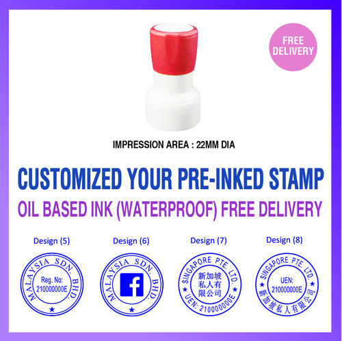 self Inking stamp customized pre inked stamp flashink stamp - 图0