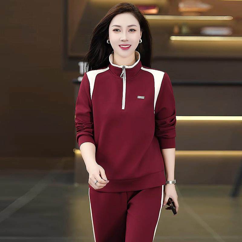 春秋新女动休闲套装长袖领健身运服9701850式跑步服修身款时尚,淘宝优惠券,粉丝福利购,淘宝优惠卷