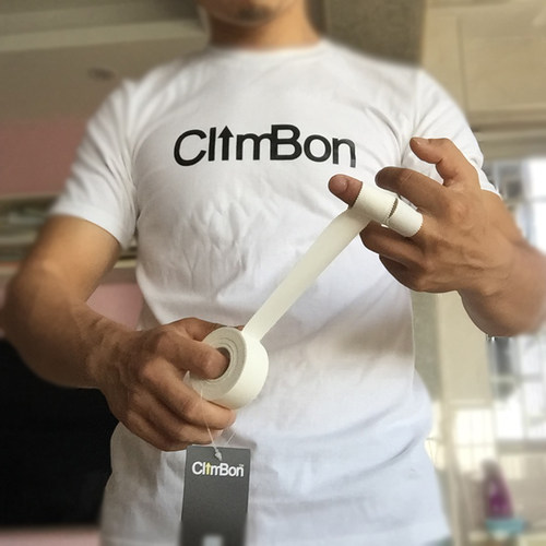 ClimBon运动胶带白贴布棉攀岩手指胶布传统攀抱石固定关节绷带 - 图2