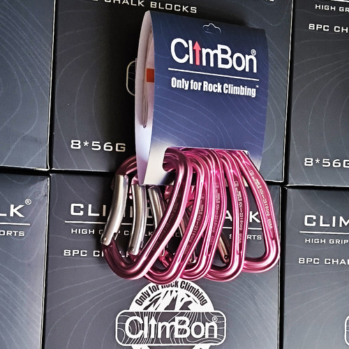 UIAA认证ClimBon超轻快挂锁攀岩登山直门弯门散锁CE认证管门 - 图3