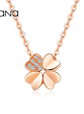 vana四叶草项链女纯银2022年新款