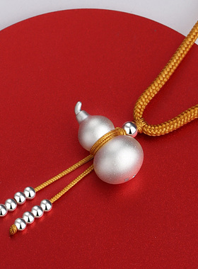 vana葫芦流苏项链纯银女2026新款