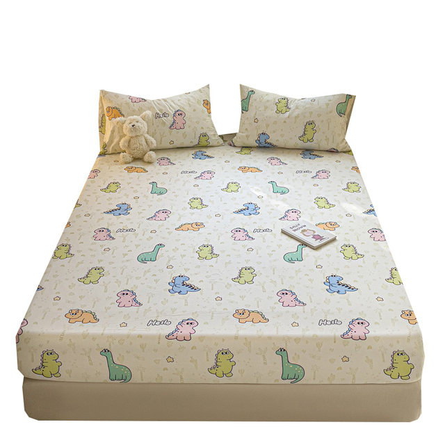 Class A mother and baby grade wash cotton bed cover single piece pure cotton full cotton bed cover Simmons mattress protective cover anti-slip sheet