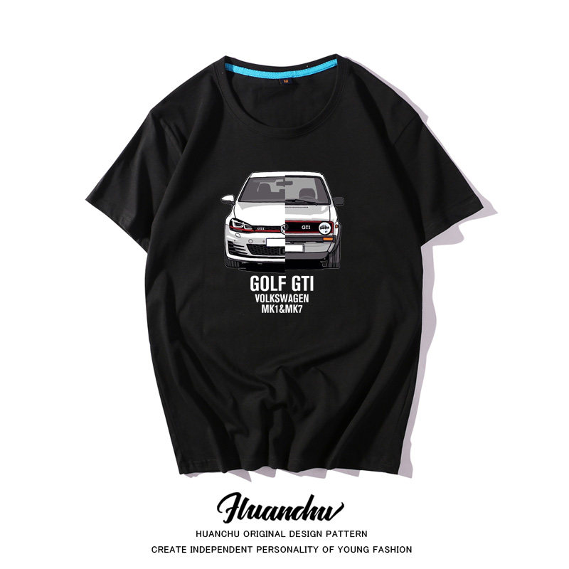 大众高尔夫小钢炮gti改装车t恤 欢楚T恤