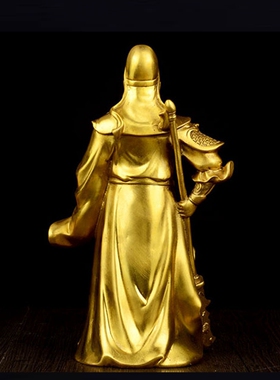 全铜客厅关二爷礼品武财神像