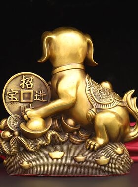 生肖狗办公室工艺品中式玄关