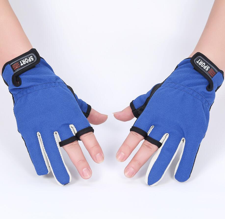 1 Pair Fishing Gloves Men Women Outdoor Fishing Protection A - 图0