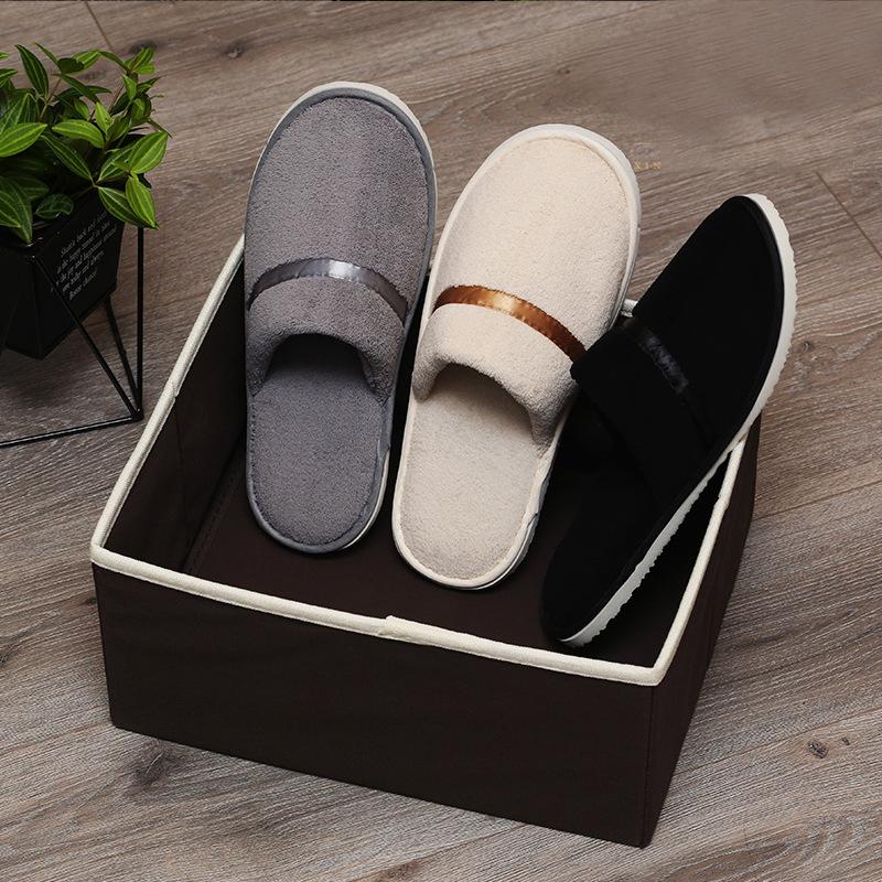 Women Indoor Slippers warm furry Home Slipper Winter Home sh - 图1