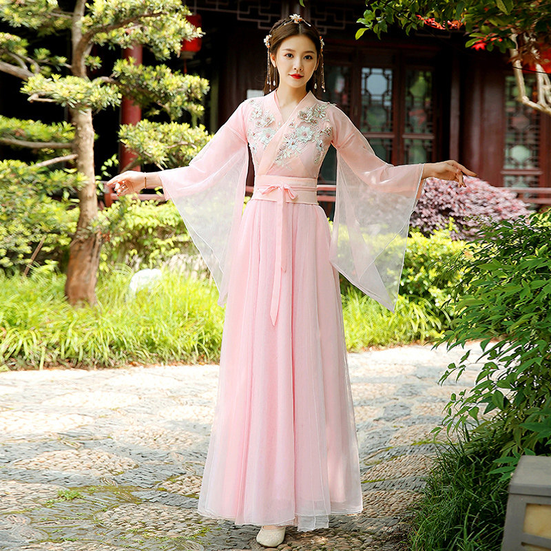 成人女童原创亲子中国风日常气汉服 媚丽舞后汉服