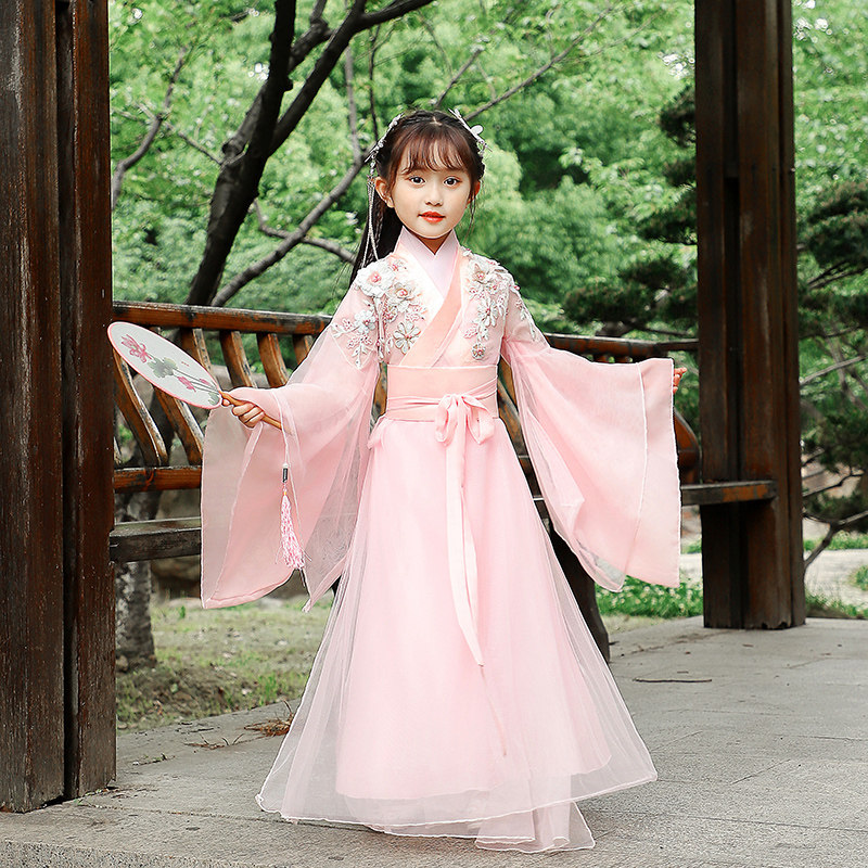 成人女童原创亲子中国风日常气汉服 媚丽舞后汉服