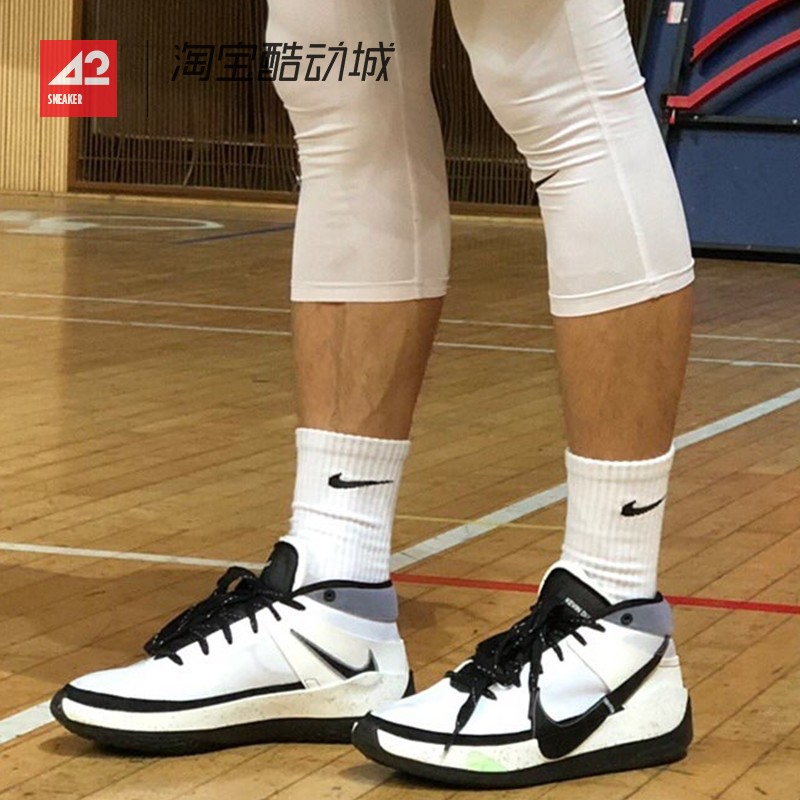 现货42运动家 Nike KD13 杜兰特13缓震实战篮球鞋 CK6017-100 - 图1