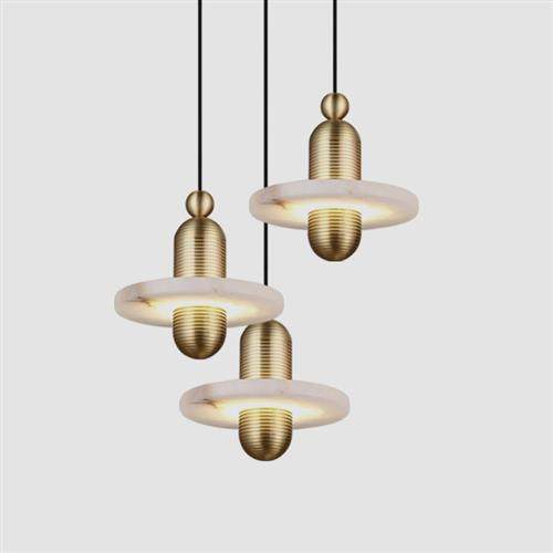 后现代真云石餐厅小吊灯创意氛围灯北欧餐桌吧台卧室床头装饰灯具,淘宝优惠券,粉丝福利购,淘宝优惠卷