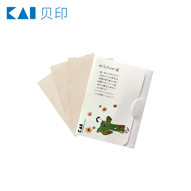 kai贝印旗舰店kai/贝印日本进口吸油面纸面部男女 控油 清洁毛孔脸部去油便携带2