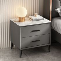 Bed Head Cabinet Containing box Bedroom Leather Home Modern Solid Wood Minima Light Lavish Cupboards Containing Storage