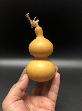 精品八宝葫芦天津嘴手捻摆件风水一物一图带龙头文玩小葫芦盘玩