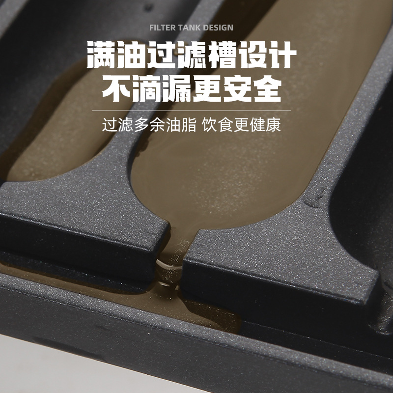 摆摊脆皮烤肠长方形卡式炉淀粉肠烤盘商用机器创业网红燃气火腿 - 图0