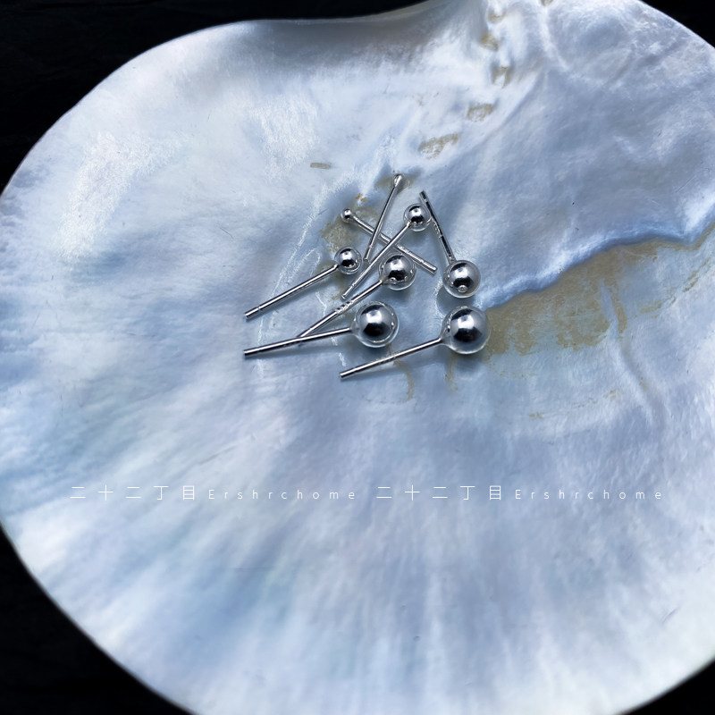 二十二丁目 纯银耳钉养耳洞999纯银耳饰防过敏睡觉免摘耳骨钉,淘宝优惠券,粉丝福利购,淘宝优惠卷
