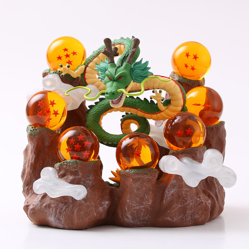 七龙珠周边动漫孙悟空手办7颗龙珠水晶球四星神龙模型 生日礼物男 - 图1