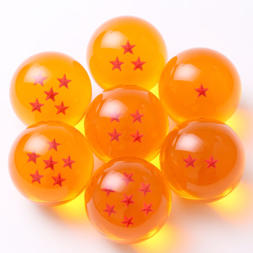 七龙珠周边动漫孙悟空手办7颗龙珠水晶球四星神龙模型 生日礼物男 - 图3