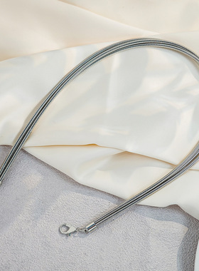 欧美夸张感多层几何圆圈项链 个性简约百搭金属风锁骨链