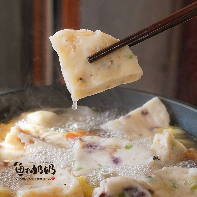 鱼丸奶奶鱼饼鲜嫩虾饼八爪章鱼饼火锅食材麻辣烫顺丰冷链儿童早餐 - 图0