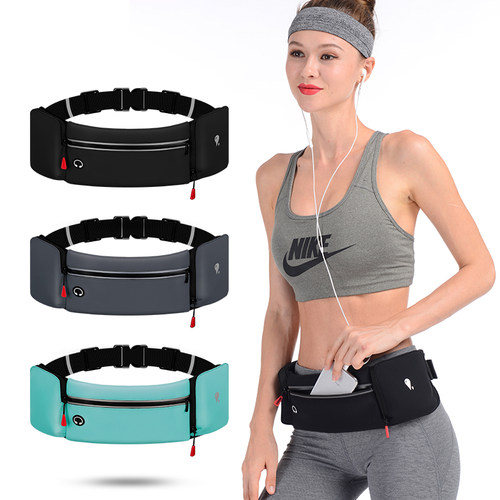 运动腰包男女款水壶包马拉松跑步装备户外健身手机包贴身防水-图0