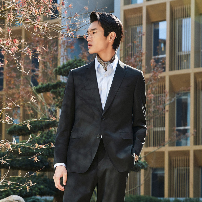 【大美唤粉丝专享】雅戈尔男士西服春秋新款官方商务休闲可机洗,淘宝优惠券,粉丝福利购,淘宝优惠卷