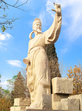 精雕宴花岗岩铸铜名人故居