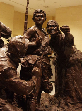 精雕宴玻璃钢铸铜纪念馆